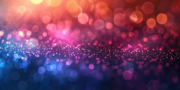 Abstract Bokeh Background with Vibrant Colors