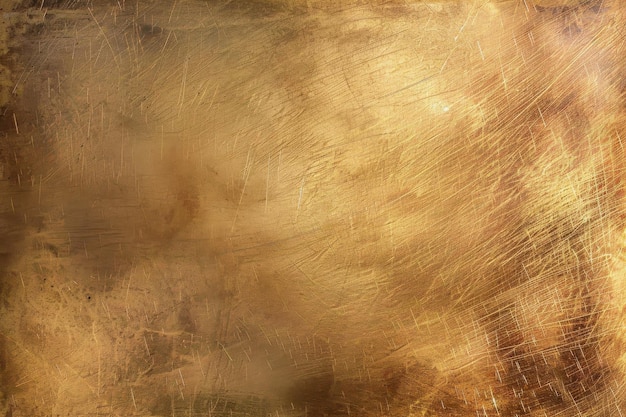 Photo abstract brass metal plate structured background xxl brushed browngolden copper or bronze surface