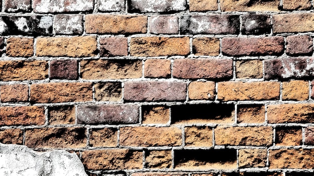 Abstract brick wall design background with dark lighting