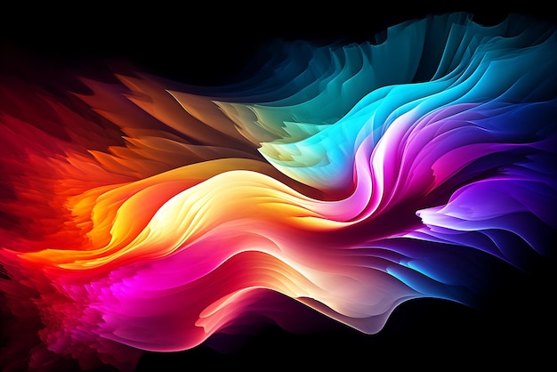 Abstract bright background with flowing color gradients abstract colorful background