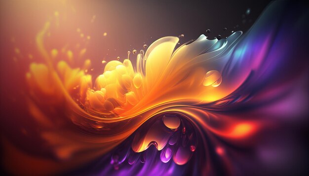 Abstract bright color background Generative AI