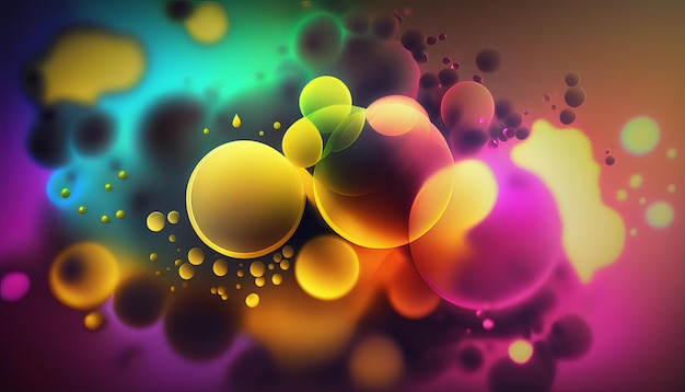 Abstract bright color background Generative AI