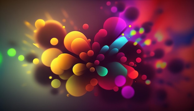 Abstract bright color background Generative AI