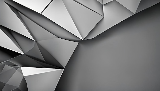 Abstract bright grey geometric background