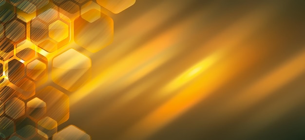 Abstract Bright Honey Background