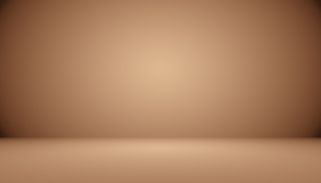 Abstract brown gradient well used as background for product display.