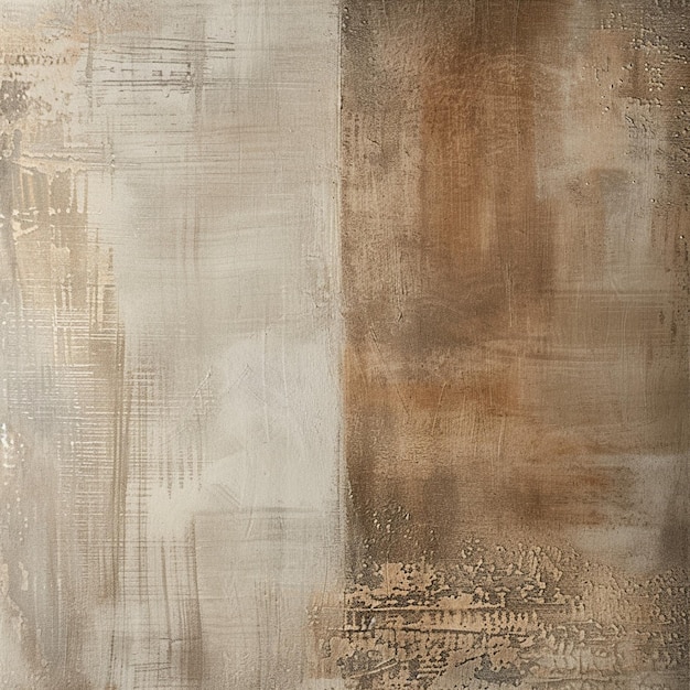 Abstract Brown and White Painting Abstract Background