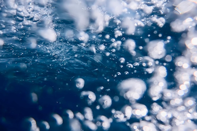 Abstract Bubbles in Water, Air Bubbles Water Background