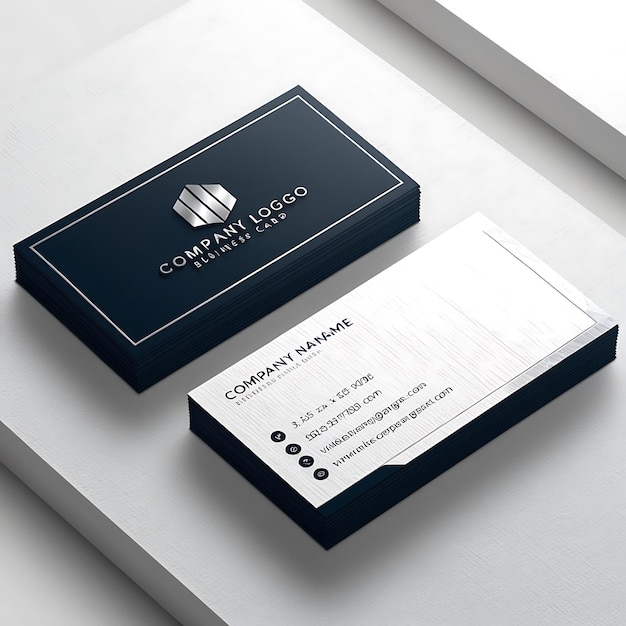 Abstract business identity design card template