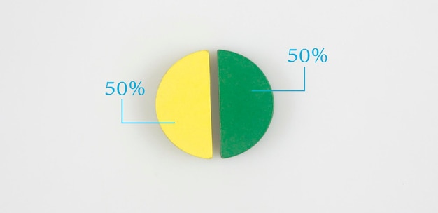 Abstract business pie chart