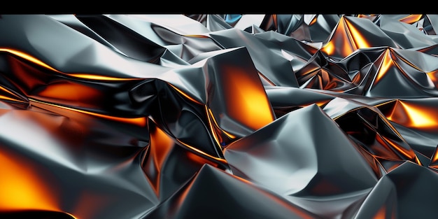 Abstract c4d interesting Smooth Wavy Strips Colorful Glass 3D Object abstract wallpaper