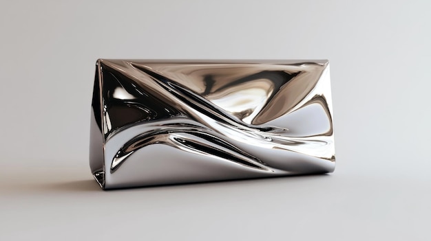 Photo abstract chrome object