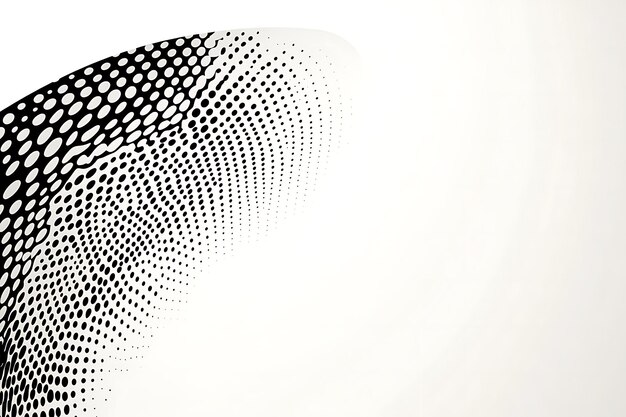 Photo abstract circle dotted halftone design