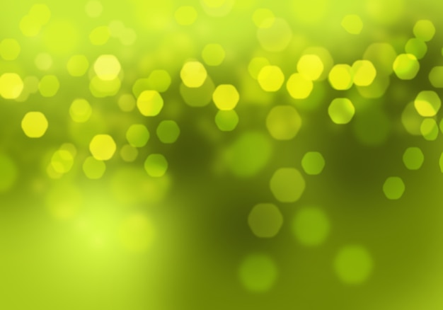 Abstract circular green bokeh background. Graphic resources design template. 