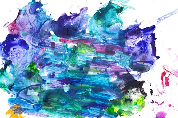 Abstract color acrylic brush strokes  creative illustration fashion background