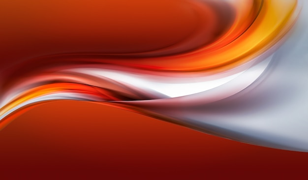 Abstract color background with smooth lines.