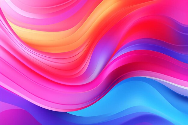 Abstract color fluid background