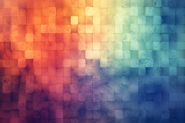 Photo abstract color grid