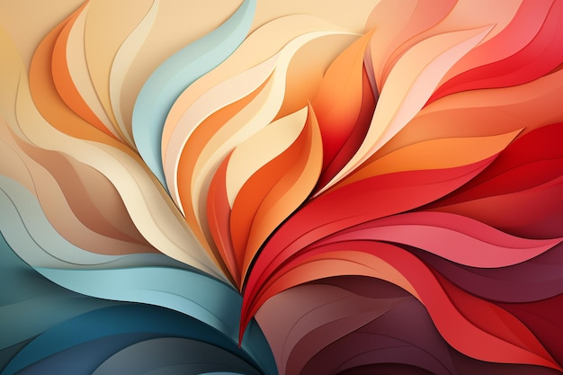 Abstract colorful background abstract colors pattern in the style of fluid and organic shapes