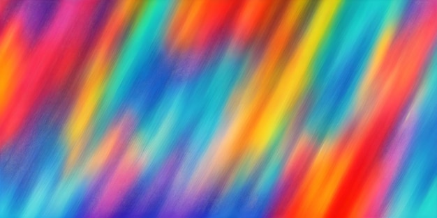 Abstract colorful background of blured oil paint strokes Generative AI