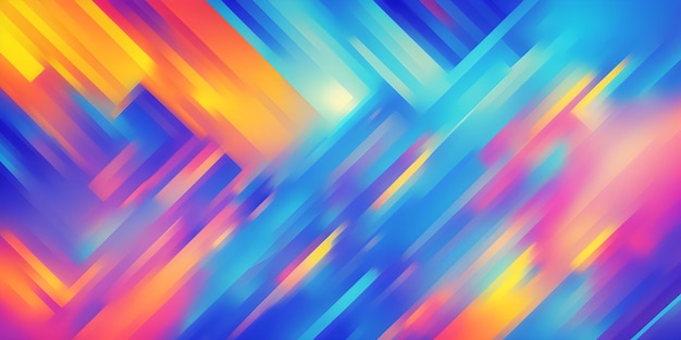 Abstract colorful background of colored stripes Generative AI