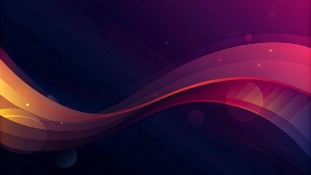 Abstract colorful Background Design with futuristic wavy lines