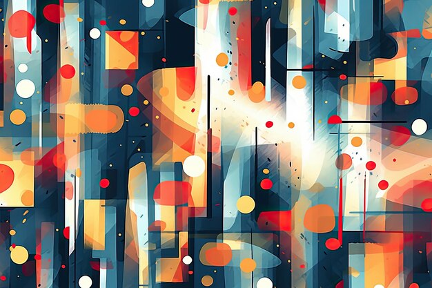 Abstract Colorful Background Generative AI