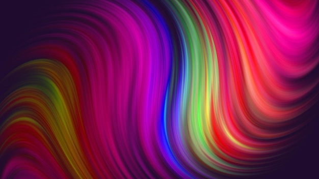 Photo abstract colorful background twisted gradient wavy twirls patterns motion digital wallpaper