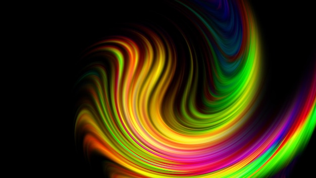 Abstract Colorful Background Twisted Gradient Wavy Twirls Patterns Motion Digital Wallpaper