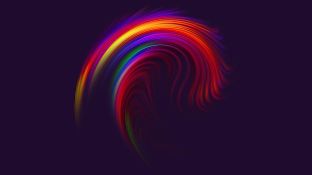 Abstract Colorful Background Twisted Gradient Wavy Twirls Patterns Motion Digital Wallpaper