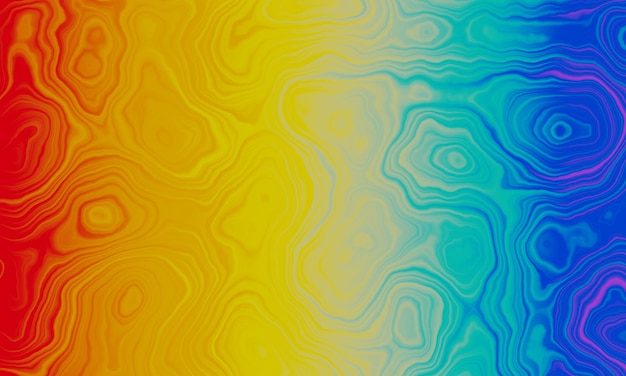 Abstract colorful background. Wavy gradient color.