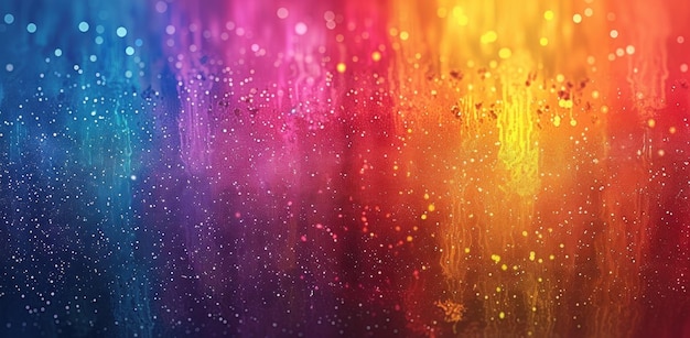 Abstract Colorful Background with Glittering Lights