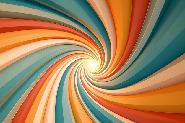 Abstract colorful background with spiral