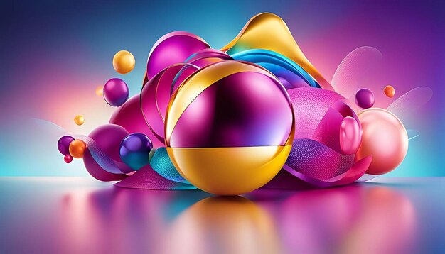 Photo abstract colorful background