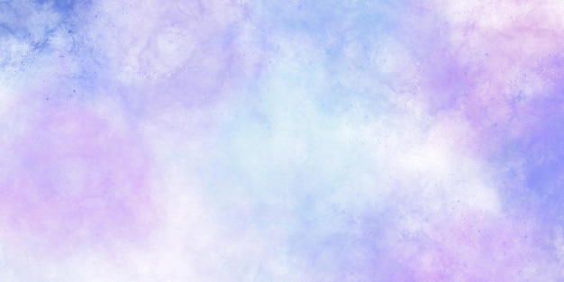 Abstract colorful blurred background with pastel shades of blue lilac colors Fantastic cloudy sky