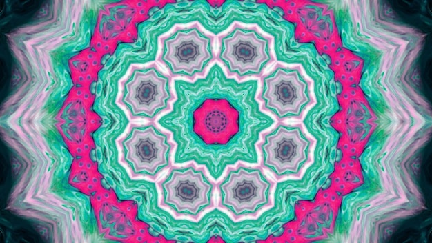 Abstract Colorful Kaleidoscope Background Photo