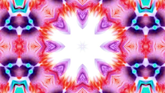 Abstract Colorful Kaleidoscope Background Photo