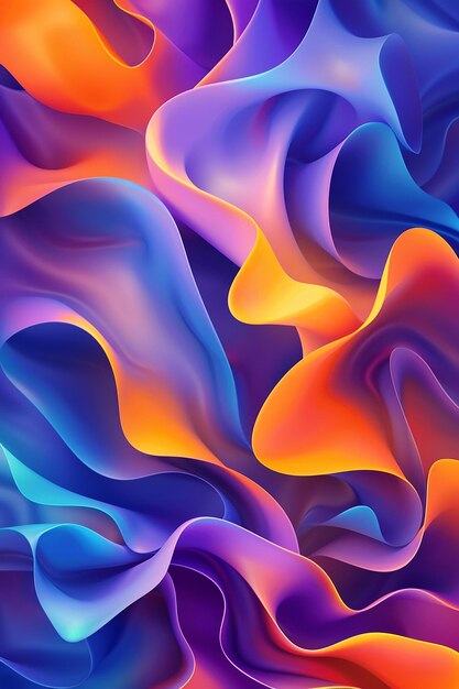 Abstract colorful liquid paint swirls premium grade wallpaper background with dynamic fluid backdrop