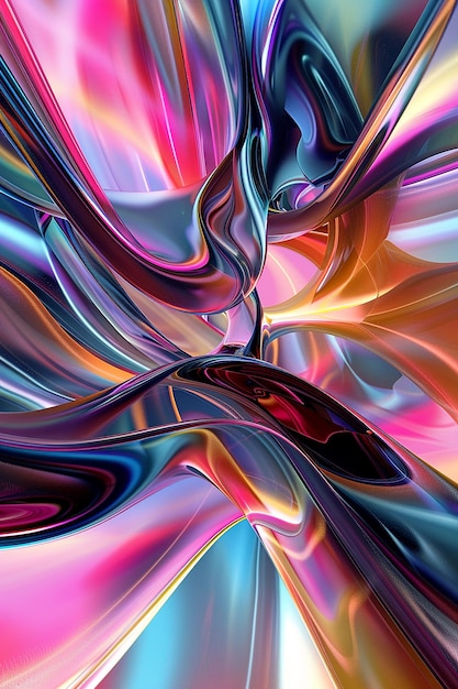 Abstract colorful liquid paint swirls premium grade wallpaper background with dynamic fluid backdrop