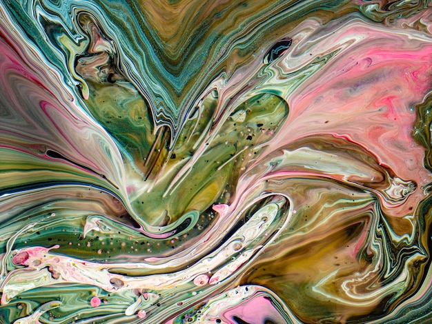 Abstract Colorful Marble Forms for Creative Designs