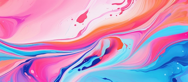 Abstract Colorful Marbling Ink Pattern Texture Background