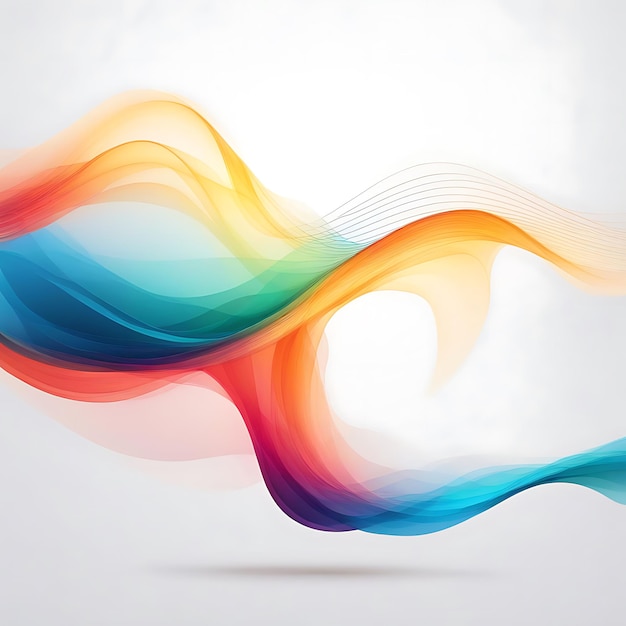 Photo abstract colorful motion wave background and texture modern business background