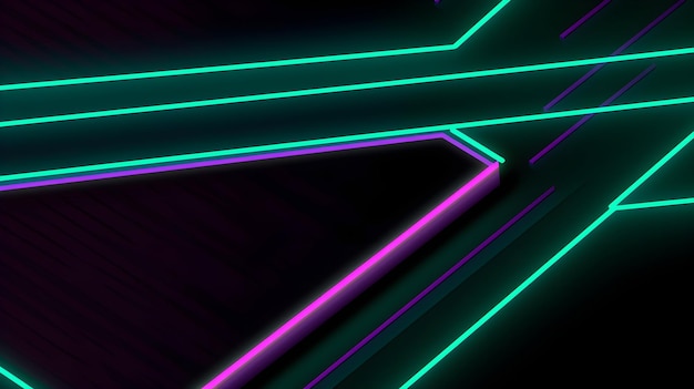 Abstract Colorful Neon Background