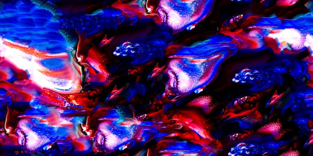 Abstract Colorful Paint Surreal Background. The Photos Created from my Paint Explode videos. They are Seamless and Tileable