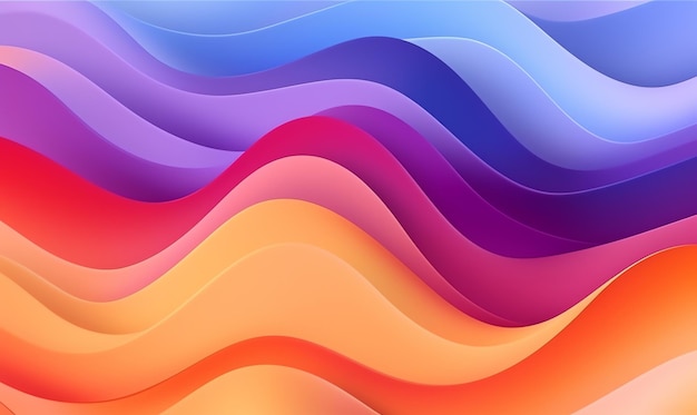 Abstract colorful shape paper background