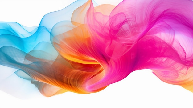 abstract colorful of smoke design