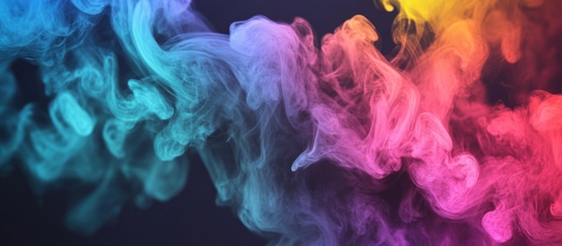 Abstract Colorful Smoke