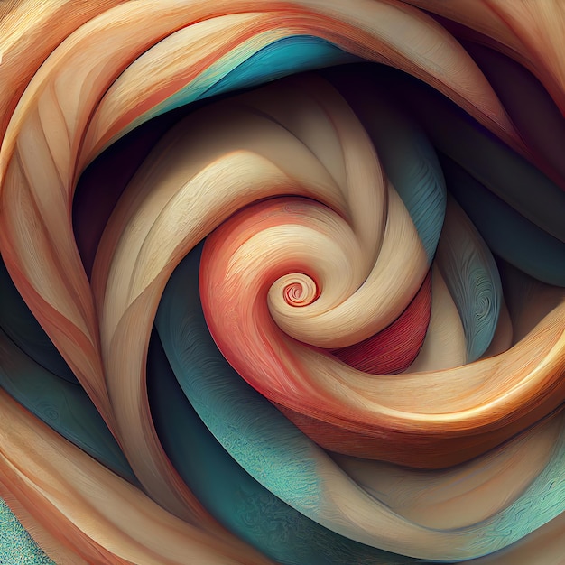 Abstract colorful swirl background