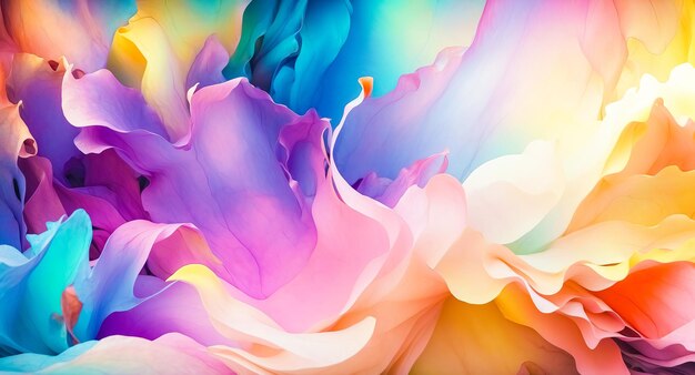 Abstract Colorful Swirling Background