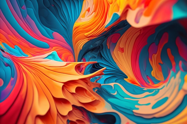 Abstract Colorful Texture Background Ai generative